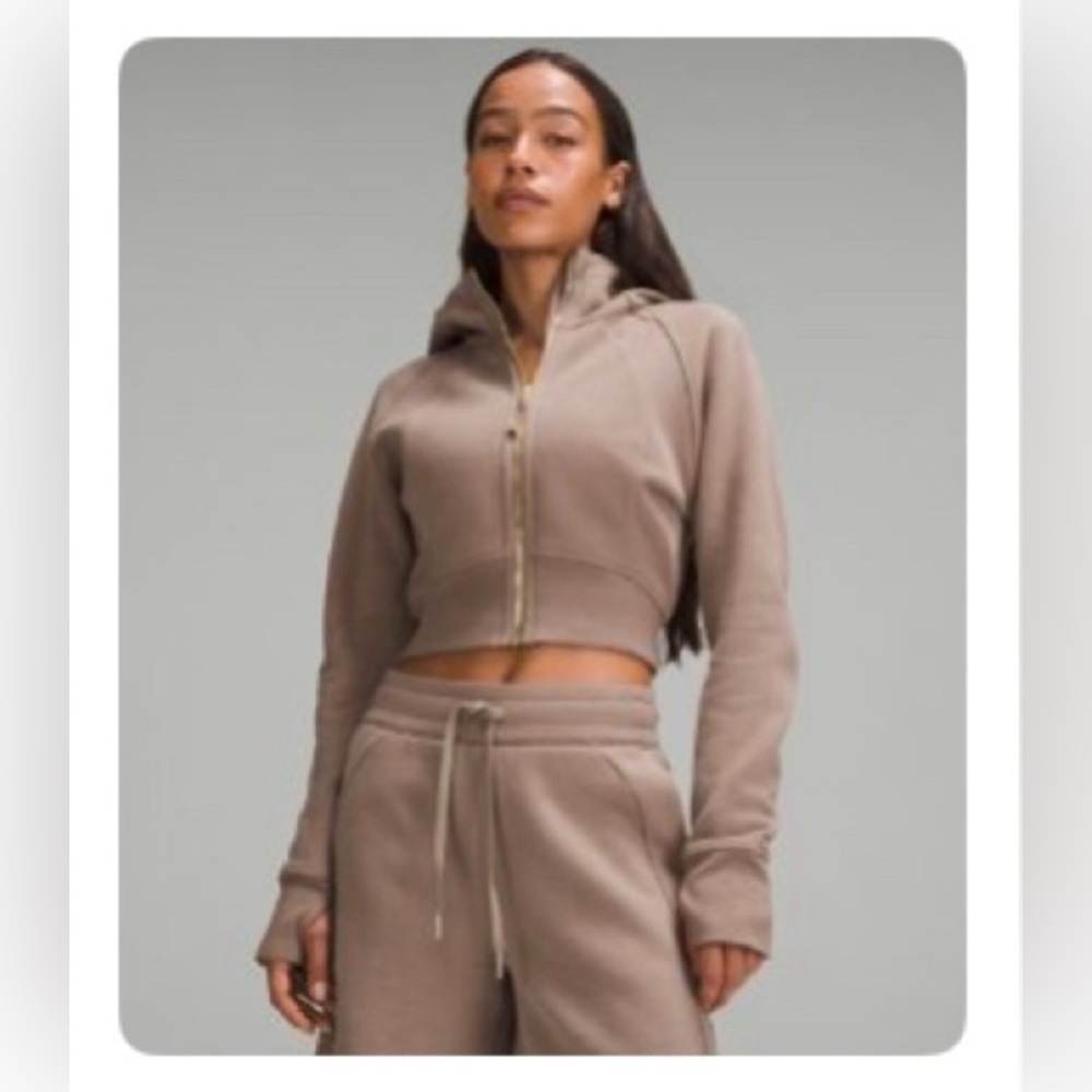 Lululemon Cropped Scuba Hoodie- brand new with tags- size 12